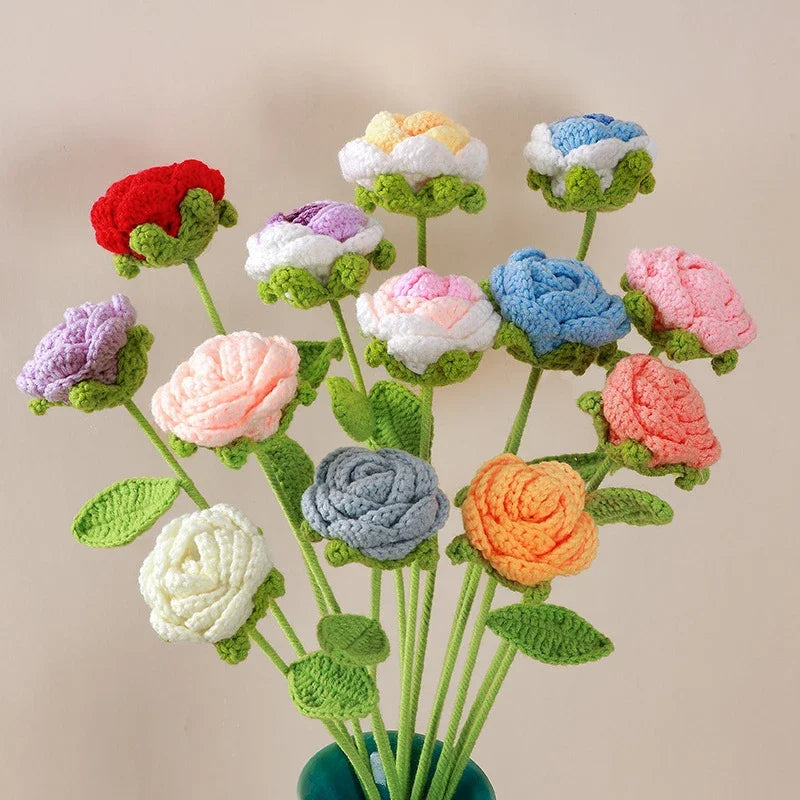 Forever Crochet Roses | Set of 6