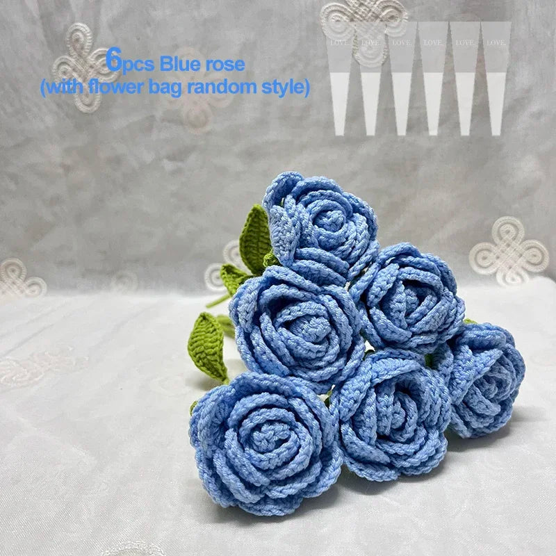 Forever Crochet Roses | Set of 6