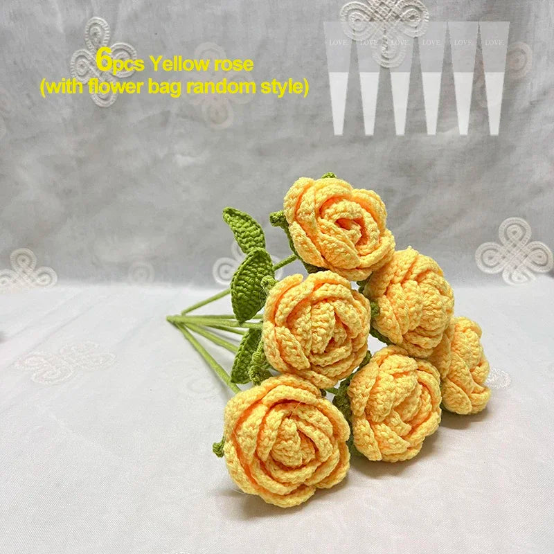 Forever Crochet Roses | Set of 6