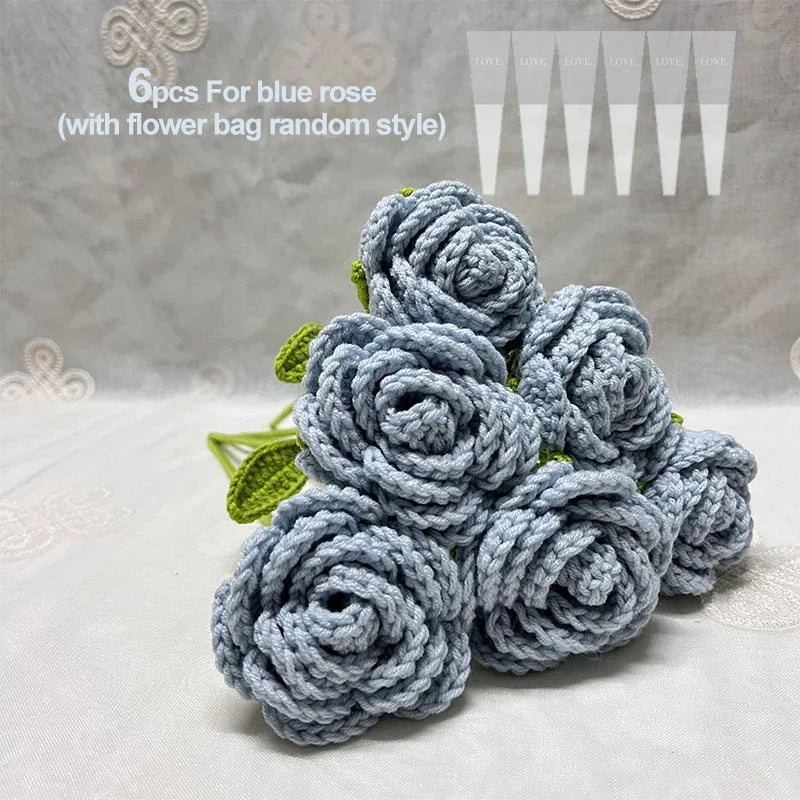 Forever Crochet Roses | Set of 6